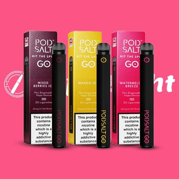 POD SALT GO DISPOSABLE 2500 PUFFS 20MG