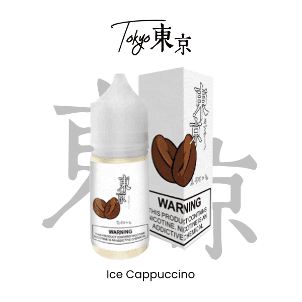 Tokyo E juice Iced Cappuccino Saltnic 30ml - Image 7