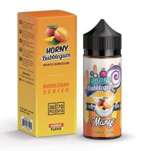 Horny Bubblegum Mango 100ml E Liquid by Horny Flava