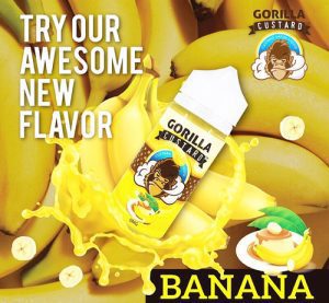 Gorilla Custard Banana E Liquid by E&B Flavor