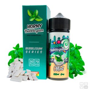 Horny Bubblegum Mint 100ml E Liquid by Horny Flava