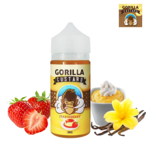 Gorilla Custard Strawberry E Liquid by E&B Flavor