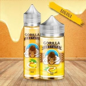 Gorilla Custard Banana 60ml E Liquid by E&B Flavor