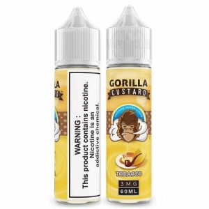 Gorilla Custard Tobacco 60ml E Liquid by E&B Flavor