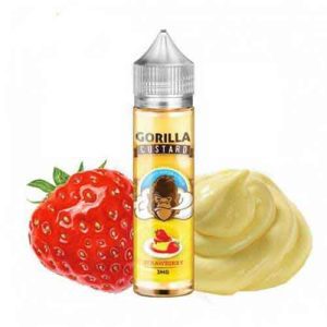 Gorilla Custard Strawberry 60 ML E Liquid by E&B Flavor