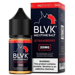 BLVK SALTNIC E-LIQUID ALL FLAVORS 35MG & 50MG.