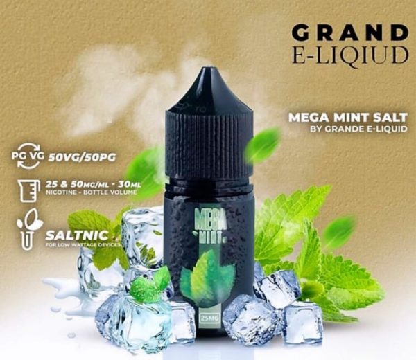 Mega Mint 30ml SaltNic - Grand E-Liquid