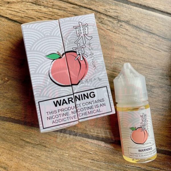 Tokyo E juice Peach Saltnic 30ml - Image 2