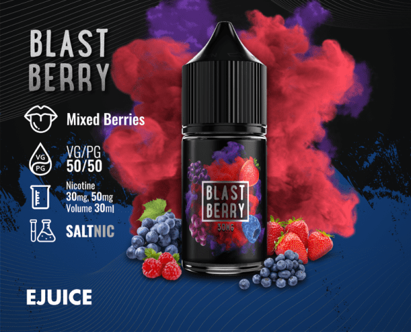 BLAST BERRY BY SAM VAPES SALTNIC 30ML