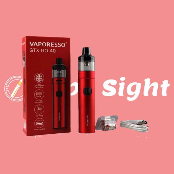 VAPORESSO GTX GO 40 POD STARTER KIT - Image 3