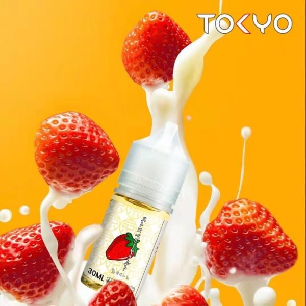 Tokyo E juice Iced Strawberry Yakult Saltnic 30ml - Image 3