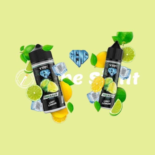 GEMS EMERALD LIMY LEMON - E liquid by Dr Vapes 120ml - Image 3