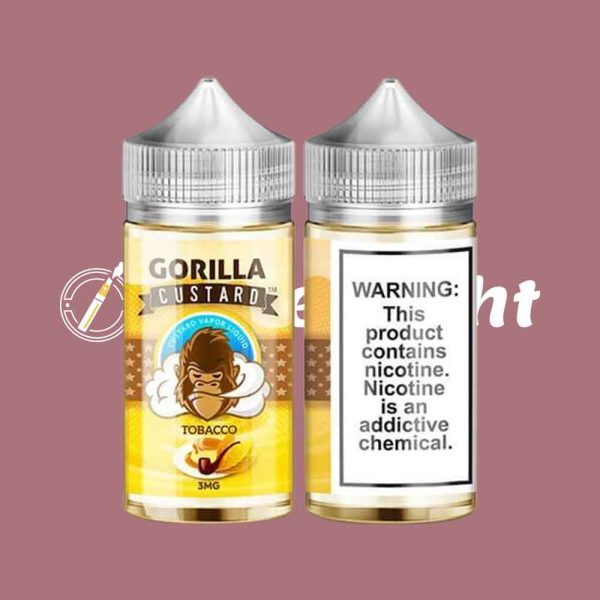 Gorilla Custard Tobacco E Liquid by E&B Flavor - Image 2