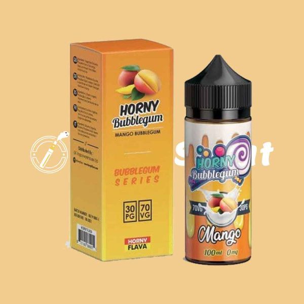 Horny Bubblegum Mango 100ml E Liquid by Horny Flava