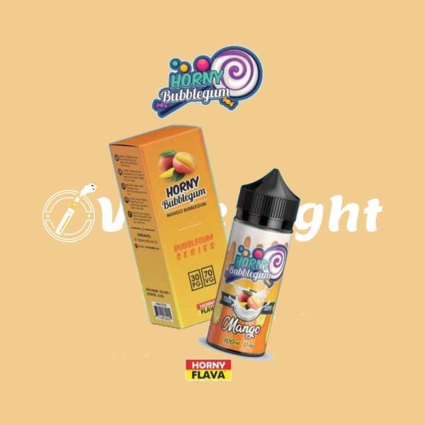 Horny Bubblegum Mango 100ml E Liquid by Horny Flava