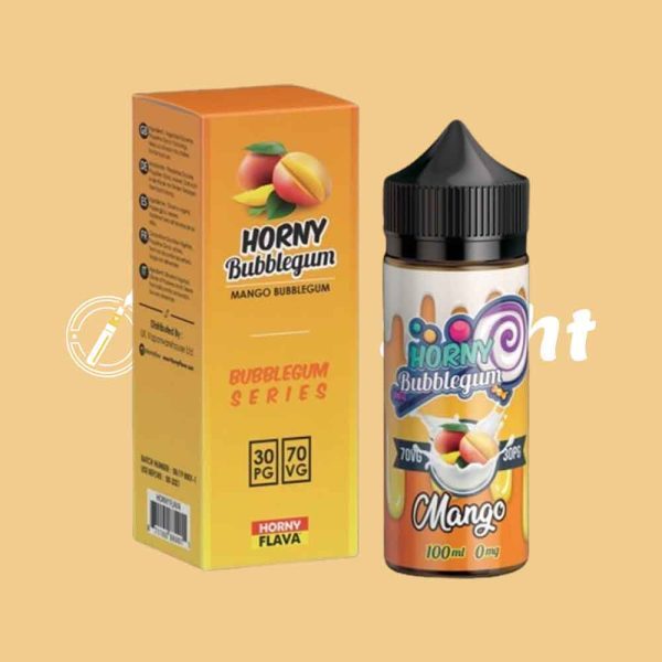 Horny Bubblegum Mango 100ml E Liquid by Horny Flava