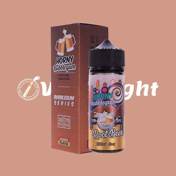 Horny Bubblegum Root Bear 100ml E Liquid by Horny Flava