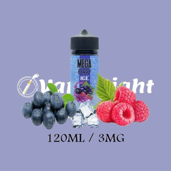 MEGA BERRY ICE – GRAND E-LIQUIDS – 120ML (3MG)