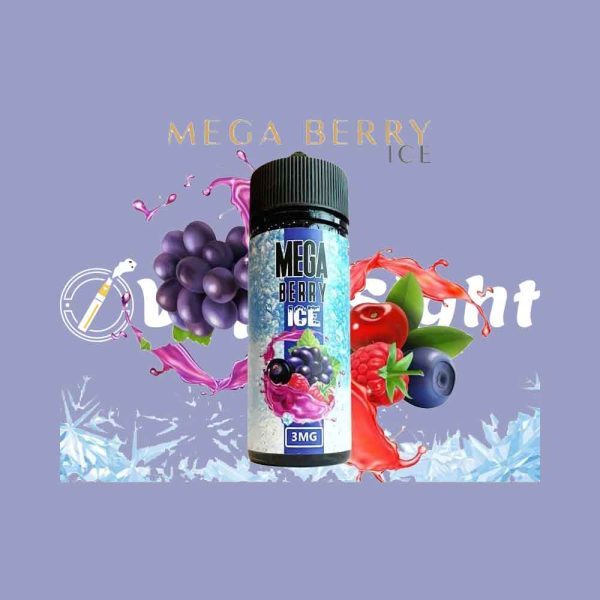 MEGA BERRY ICE – GRAND E-LIQUIDS – 120ML (3MG) - Image 2