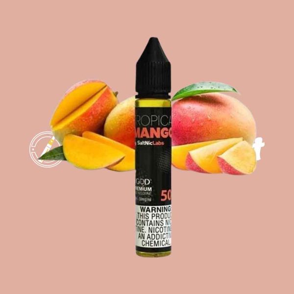 SaltNic Tropical Mango VGOD 30ml - Image 4