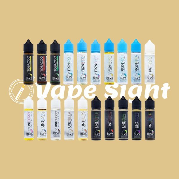 BLVK Unicorn PRIMIUM E-LIQUID 60ML ALL FLAVORS 3MG