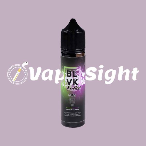 Blvk Fusion – GRAPE APPLE ICE – 60ML – 3MG - Image 2