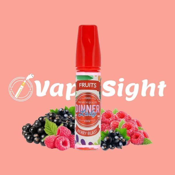 DINNER LADY FRUITS E-LIQUID BERRY BLAST 60ML