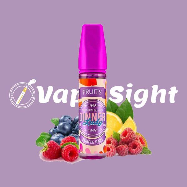 DINNER LADY FRUITS E-LIQUID PURPLE RAIN 60ML - Image 2