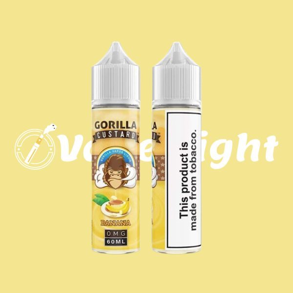 Gorilla Custard Banana 60ml E Liquid by E&B Flavor