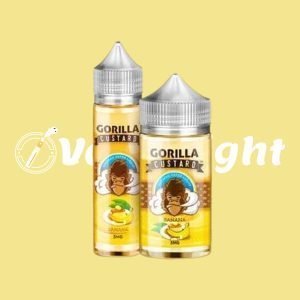 Gorilla Custard Banana 60ml E Liquid by E&B Flavor