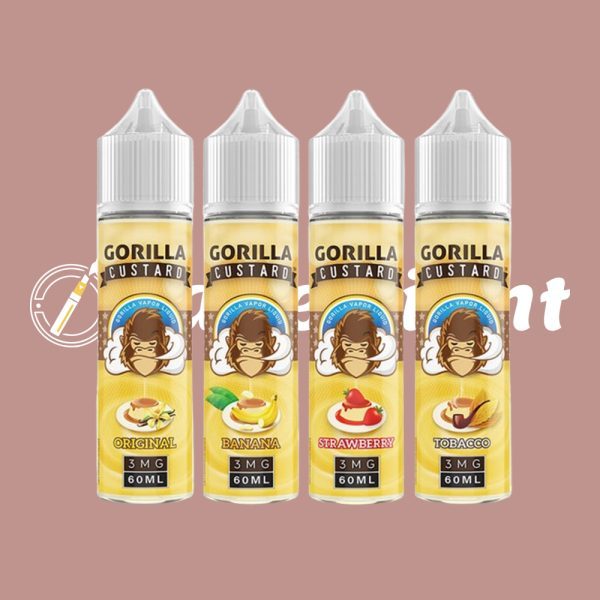 Gorilla Custard Tobacco 60ml E Liquid by E&B Flavor