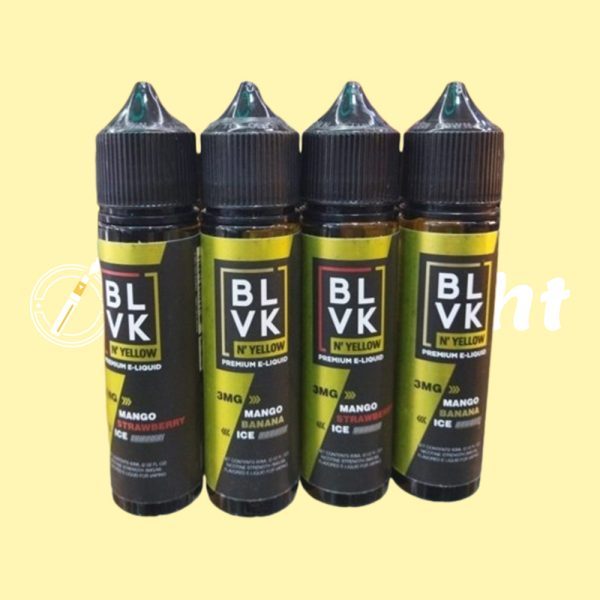 MANGO STRAWBERRY ICE – BLVK N' YELLOW – 60ML – 3MG - Image 2