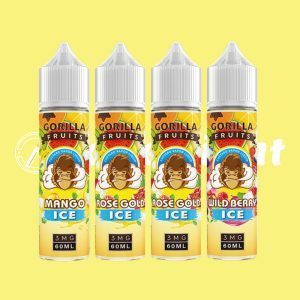 Rose Gold Ice Gorilla Custard Fruits E Liquid by E&B Flavor