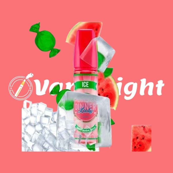 WATERMELON SLICES ICE VAPE DINNER LADY E-LIQUID 60ML - Image 2