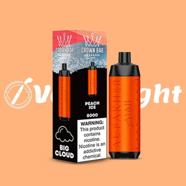 Al Fakher 8000 Puffs Crown Bar DTL Big Cloud Disposable Vape in Dubai- 5MG