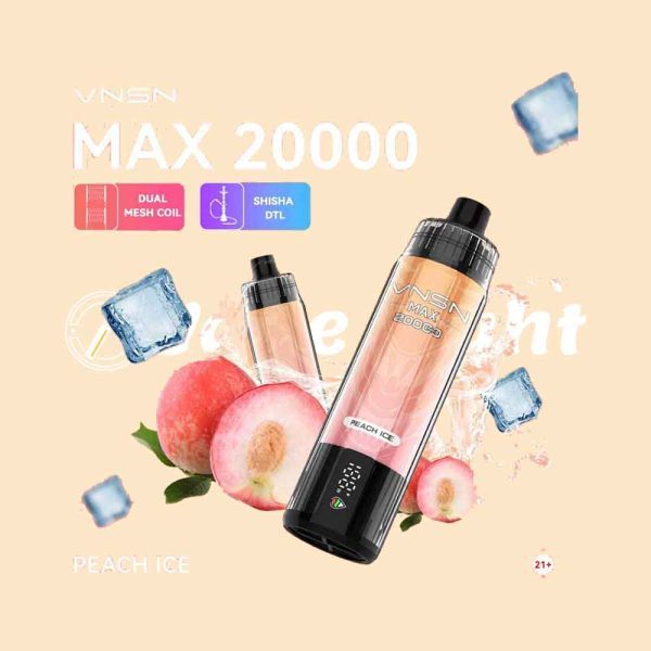 VNSN Max Shisha 20000 Puffs Disposable Vape DTL In UAE - Image 12