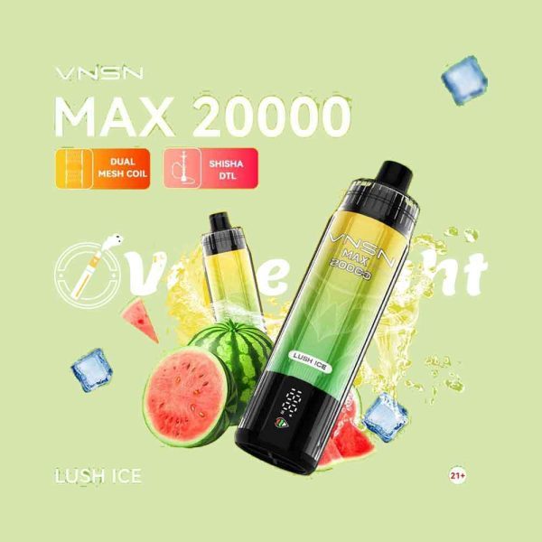 VNSN Max Shisha 20000 Puffs Disposable Vape DTL In UAE - Image 8