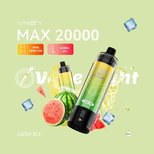 VNSN Max Shisha 20000 Puffs Disposable Vape DTL In UAE - Image 10